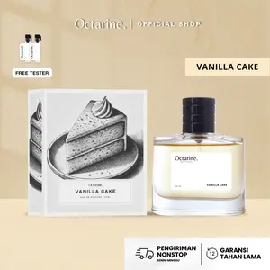Octarine - Vanilla Cake Parfum Garansi Tahan Lama Aroma Soft, Kue Vanilla, Sweet