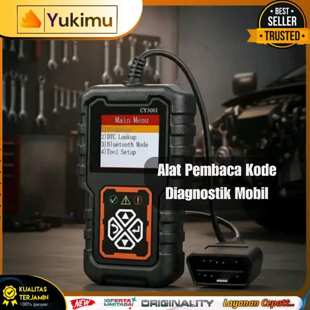 Alat Cek Perbaikan OBD2 Pembaca Kode Diagnostik Mobil Otomotif Code Reader