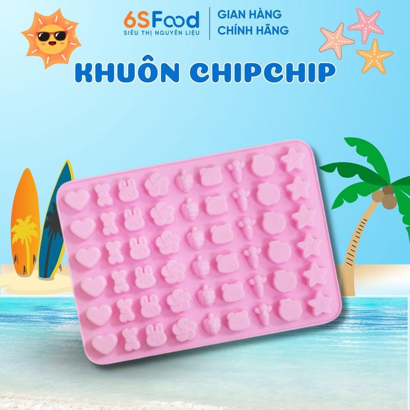Khuôn Silicone Làm Kẹo Chip Chip 66 Ô Trái Cây, Hình Học, Khủng Long, Động Vật,... - Nhà 6SFOOD