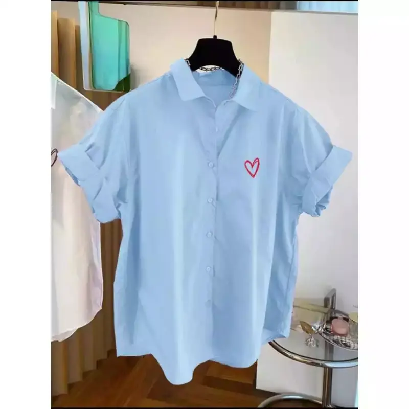 COD - Blouse Cotton - Atasan Kemeja Katun Wanita Casual 1