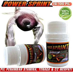 RAJA SPRINT JAMU MERPATI BALAP 100 pil hitam doping merpati balap jamu liur walet extra power speed perfect power extra