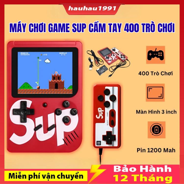 Máy chơi game cầm tay SUP 400 trò - Kết nối Tivi chơi 2 người - Máy chơi game điện tử 4 nút cao cấp tay cầm Sup
