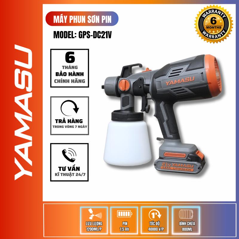 MÁY PHUN SƠN PIN 21V GPS - DC21V