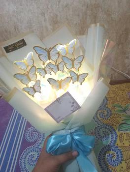 Product Review of Buket Kupu-Kupu LED Size M Free Packing from i**🦄 2