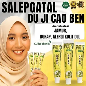 BELI 5 PCS LEBIH HEMAT !! SALEP HERBAL GATAL DU JI CAO BEN - AMPUH ATASI GATAL MEMBANDEL RUAM JAMUR KURAP KUDAS KUDIS
