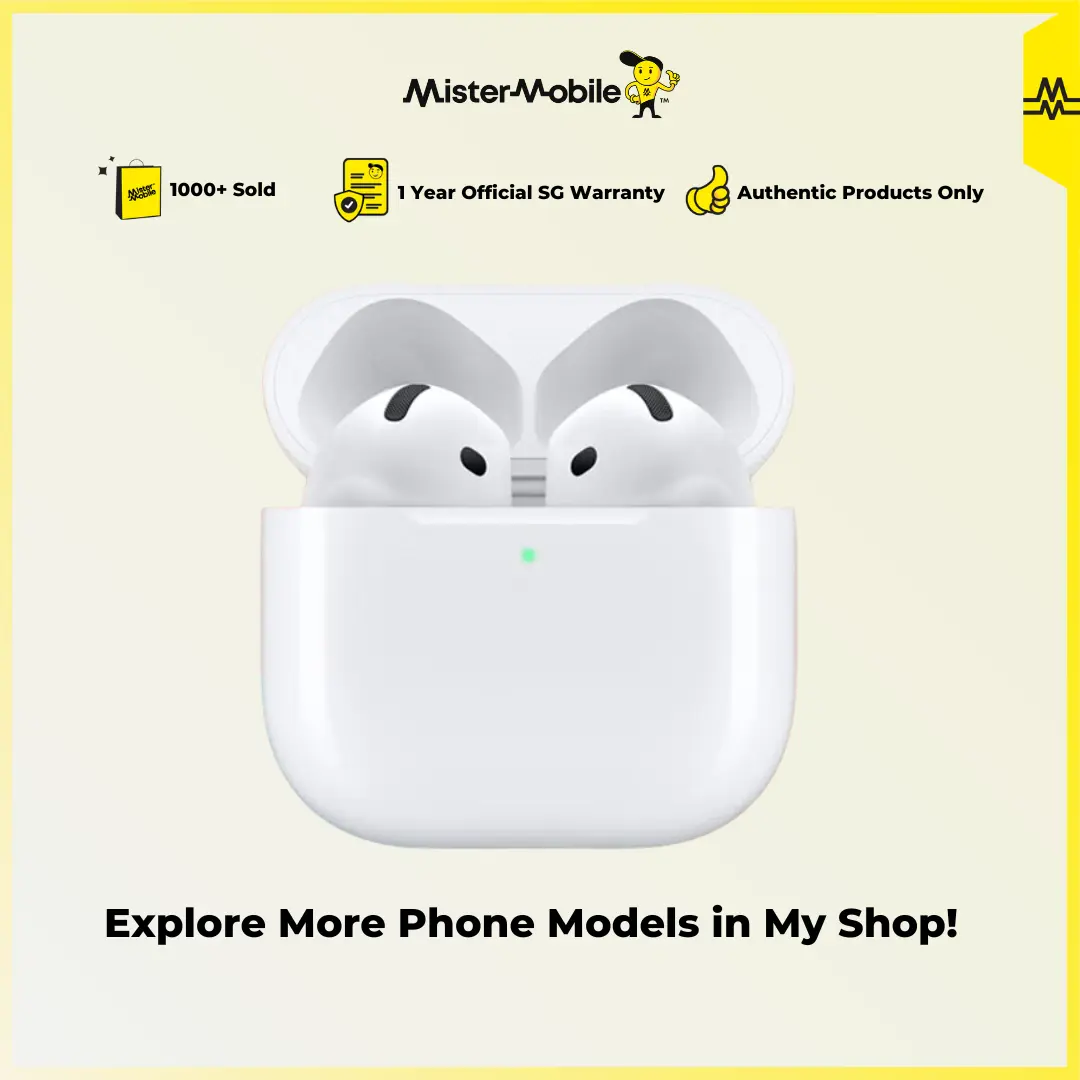 Airpods 4 / Airpods 4 With Active Noise Cancellation | 1 Year Manufacturer Warranty | Singapore Local Set