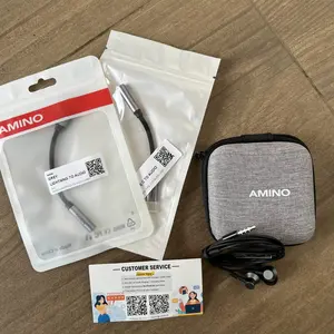 AMINO Adapter Usb C to Audio Male / Type C to Aux 3.5 mm Converter Splitter / Connector Aux Headphone Jack Durable / Smartphone Android Kabel Cable Converter Female