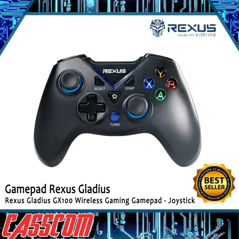 Rexus Gladius GX100 Wireless Gaming Gamepad - Joystick 2