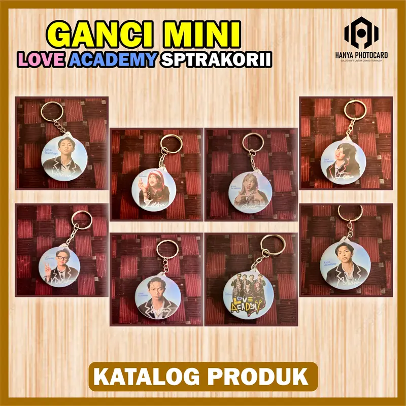 " Mini Ganci Sptrakori Karakter Love Academy Series II (Free 2 Pcs Photocard) Untuk para kolektor " | Unofficial - Limited Edition 1