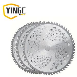YC 1/3pcs 25.4cmプレミアムカーバイドブラシカッターブレードセット - 高効率円形ソーブレード、40T、60T、80Tグリットの除草用、高速切断と長期耐久性を実現