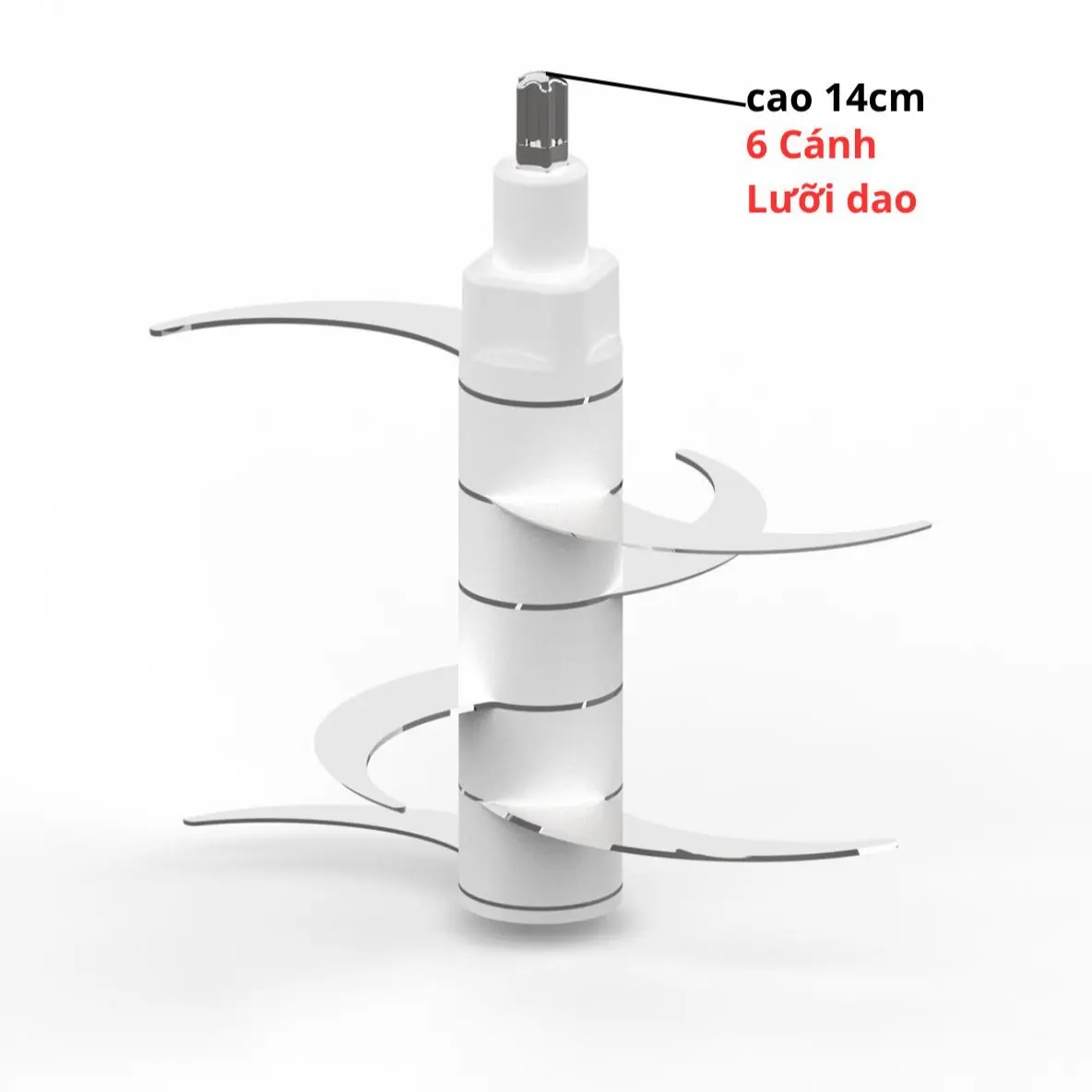 Nâng cấp nên 6 cánh kép cao cấp [ 14cm ]