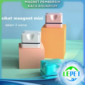 LEPET Magnet Pembersih Kaca Aquarium / Mini Magnet Glass Cleaner