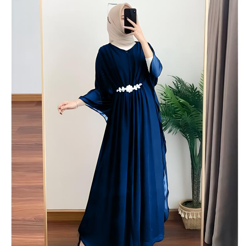 Product Introduction of Larist Baju Kaftan Wanita Terbaru 2025 Gamis Simple Elegan Kaftan Lebaran Mewah Gamis Kaftan Kondangan Dress Pesta Muslim Remaja Dewasa Busui Friendly Gaun Maxi Hitam 16
