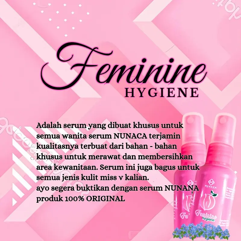 Nunaca Feminine Hygiene - Spray Pembersih Miss V - sprayPerawatan area kewanitaan 1