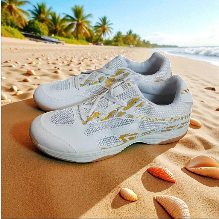 Tặng kèm vớ AKARI Giày thể thao cầu lông NAGAKI giày đa năng bóng chuyền bóng bàn đế kép giảm chấn chất cao su siêu bám sàn CN2 Sneaker Sport