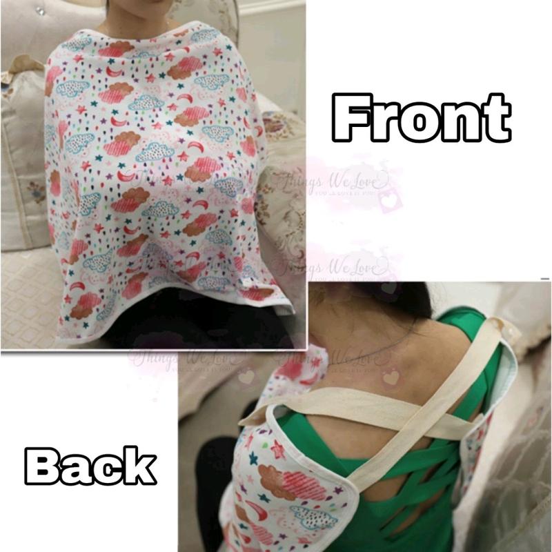 [SG SELLER] Nursing Shawl (Type D) Breastfeeding Cover Stroller Car Seat Cot Comfortable Breathable Light Weight 4