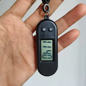 【Apligod】Gantungan Kunci Jam Digital LCD Saku Mini - untuk Ujian dan Aktivitas Harian