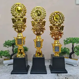 Trophy Piala Pagoda mini 1 set Juara 123 Tinggi 38cm