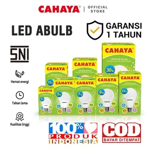 Lampu led CAHAYA putih 5watt/ 9watt/ 12watt/ 18watt/ 30watt