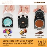 Gambar Umeda Bru Mesin Kopi Multi Kapsul / Nespresso Capsule Coffee Maker dari UMEDA Kota Administrasi Jakarta Utara 5 Tokopedia
