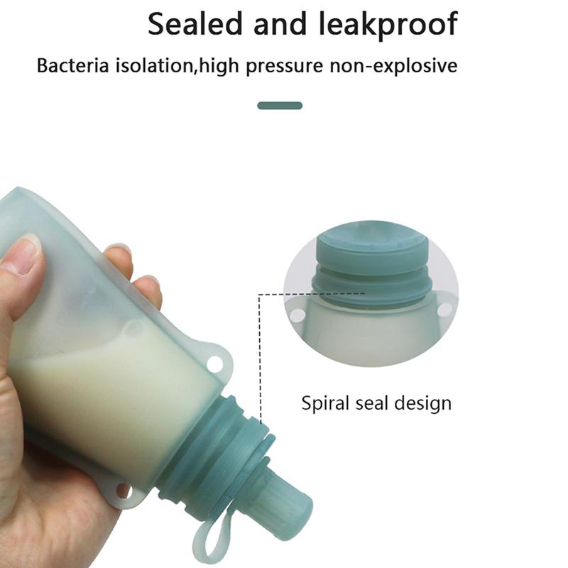 Silicone Milk Storage Bags Reusable Breastmilk Storage Bags Breast Milk Storing Containers Baby Product Suppliers 3