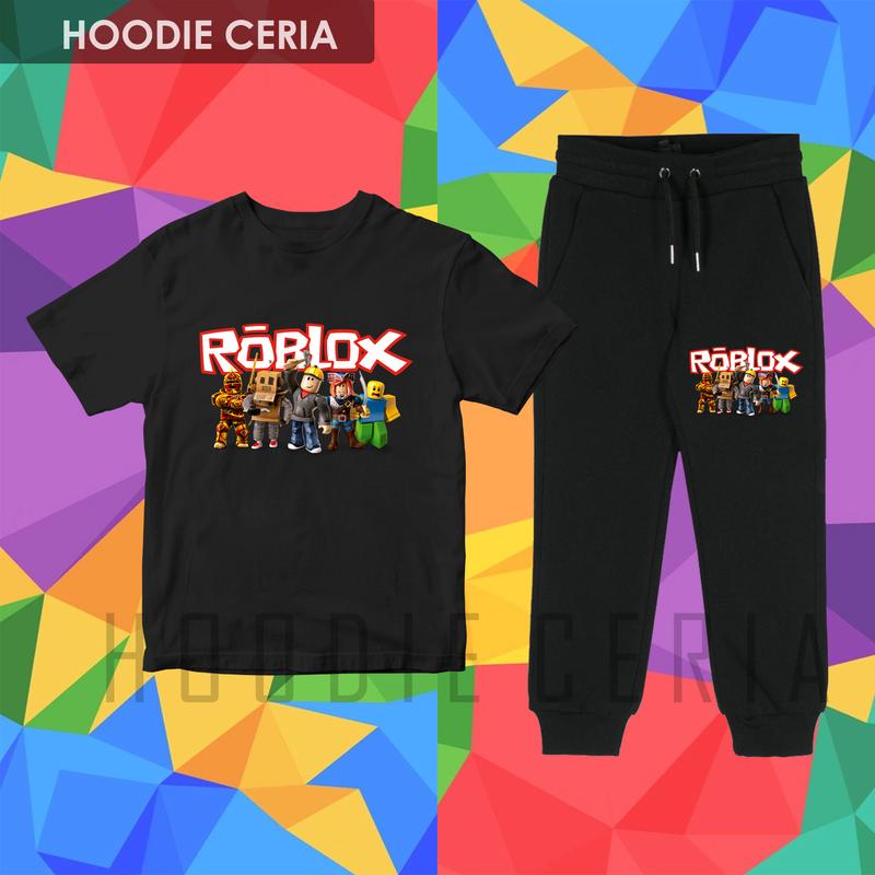 Product Introduction of [GRATIS TAMBAH NAMA] Setelan Baju Roblox Anak - Kaos Roblox - Set Kaos Dan Celana Anak Gambar Roblox 41
