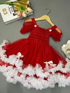 Edrealetta Gaun Pesta Anak Perempuan Cantik Gaun Princess Anak Gaun Party Petite Susun Layer Gaun Anak Mewah Model Korea Style Free Acc SPESIAL NATAL, CHRISTMAS AND NEWYEAR