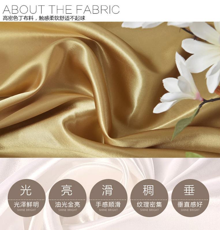 Product Introduction of ผ้าซาติน, ผ้าซาติน, ซับในผ้าด้านใน, วัสดุผ้าไหม, ผ้าดำ, ขายส่ง, การกวาดล้าง, ผ้าซิลค์หัวเศษผ้า 2