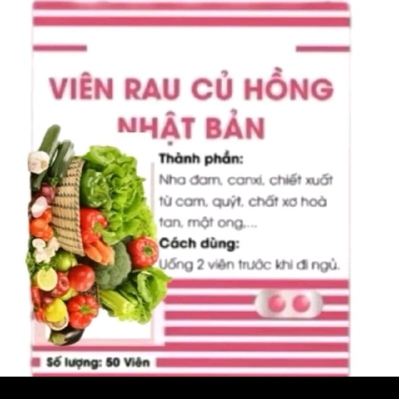  hộp rau củ 400  viên rau củ  bổ sung sức khoẻ 