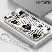 Gambar MHKEID Casing Hp Untuk OPPO A5 2020 A9 2020 Case Cinta Hati kasing silikon Softcase Lanyard Pelapisan Samping Casing - Gaya1, OPPO A5 2020 dari MHKEID MALL Kab. Tangerang 4 Tokopedia