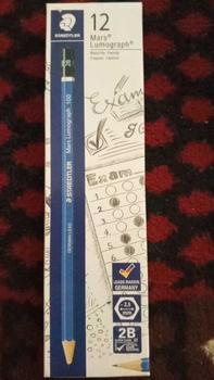 Product Review of [BISA COD] PENSIL 2B STAEDTLER Mars Lumograph 1 PACK ISI 12 PCS/ Pensil 2B - Staedtler mars lumograph graphite art drawing pencil pensil from S**a 0