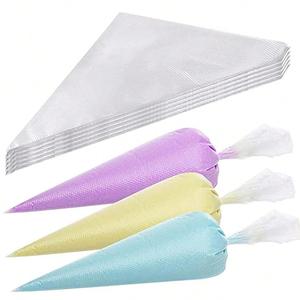 Set de Bolsas Desechables para Glaseado, 8 piezas/10 piezas/20 piezas/50 piezas Herramientas para Decoración de Pasteles, Bolsas Triangulares para Alimentos para Bebé, Suministros para Horneado