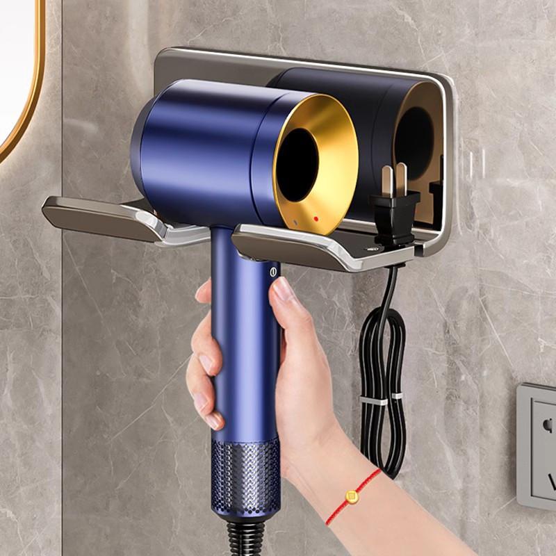 Giá treo máy sấy tóc treo tường để được đa dạng loại máy sấy hợp kim nhôm không gỉ cb32
