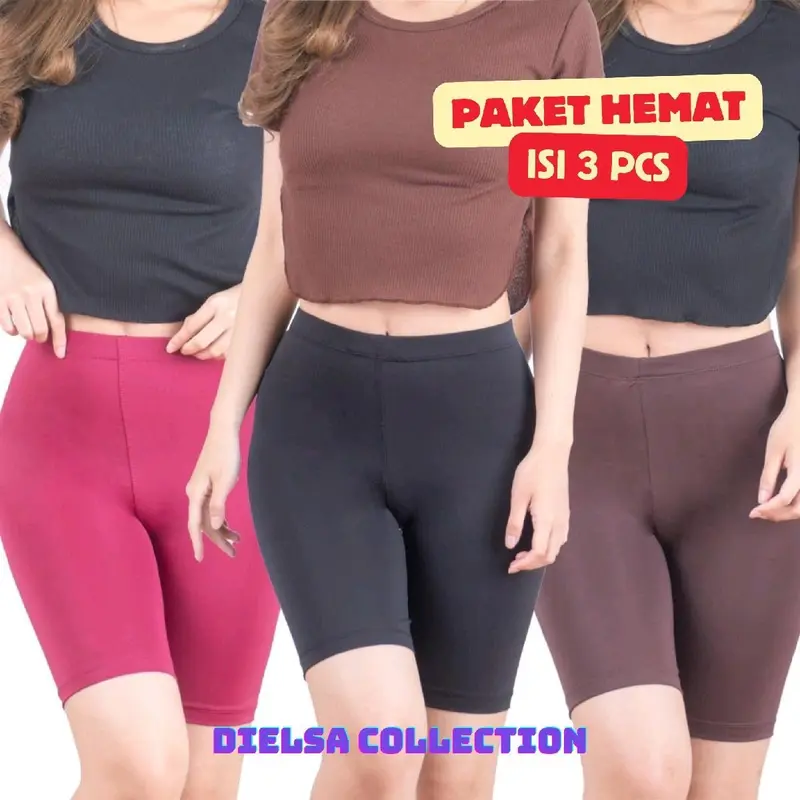 Paket Isi Pcs hotpants wanita Legging pendek wanita Celana