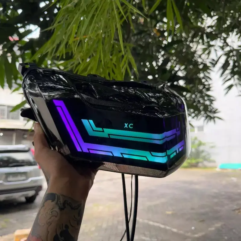 Lampu Stop Nmax  Old Lazy Rgb+App Stoplamp Nmax 2015-2019 Old Lazy Rgb Plus App Lampu Belakang Nmax Lama Lazy 6
