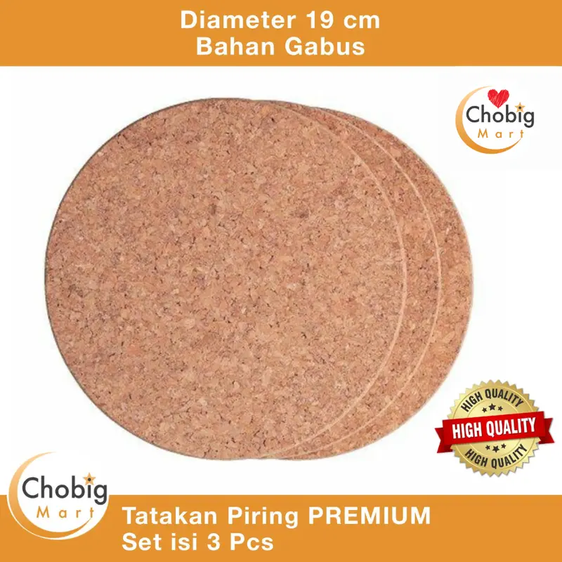 Alas Panci / Tatakan Piring / Tatakan Gabus Gelas / Hot Stand Cork 2