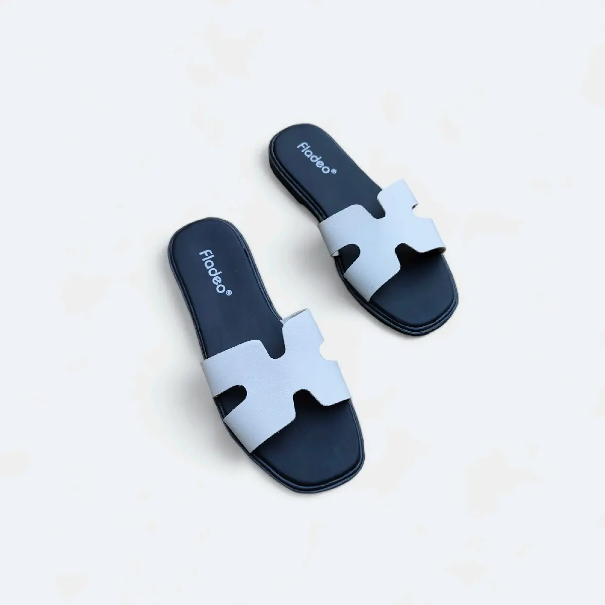 Sandal Wanita Fleat H Sendal Karet Cewek Selop Shoes fleksibel minimalis