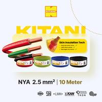 Gambar KITANI - NYA 2.5 mm² - 10 Meter -  Kabel Listrik Tembaga Kawat - Hijau-Kuning dari Kitani Official Store Kab. Tangerang 1 Tokopedia