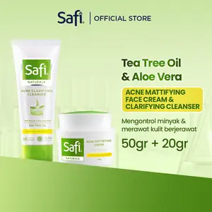 SAFI - Naturals -Acne Mattifying Cream 20gr & Clarifying Cleanser 50gr