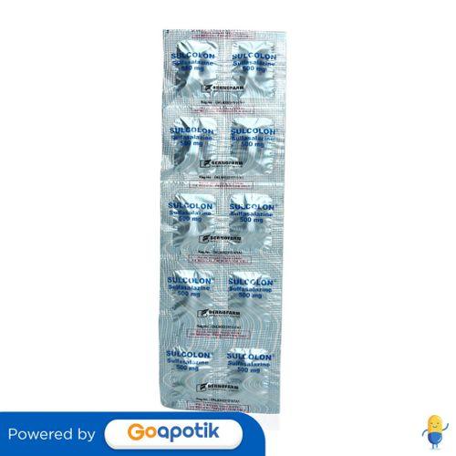 SULCOLON 500 MG STRIP 10 TABLET