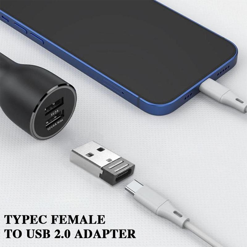 Bộ chuyển đổi USB Type‑C cái sang USB 2.0 OTG dùng để truyền dữ liệu và kết nối…