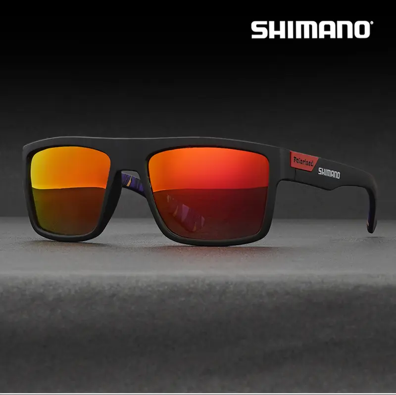 Shimano Kính râm phân cực chống chói cho nam và nữ Lái xe câu cá Đi xe đạp UV400 Goggles 1
