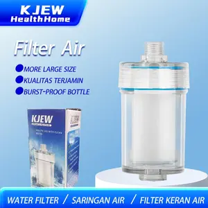 【KJEW】Filter air KJEW menghilangkan endapan dan karat dari pipa air keran, menyerap logam berat, menghilangkan kerak, serta menawarkan penggantian filter yang mudah dan pemasangan yang sederhana. Cocok untuk kepala pancuran dan keran.