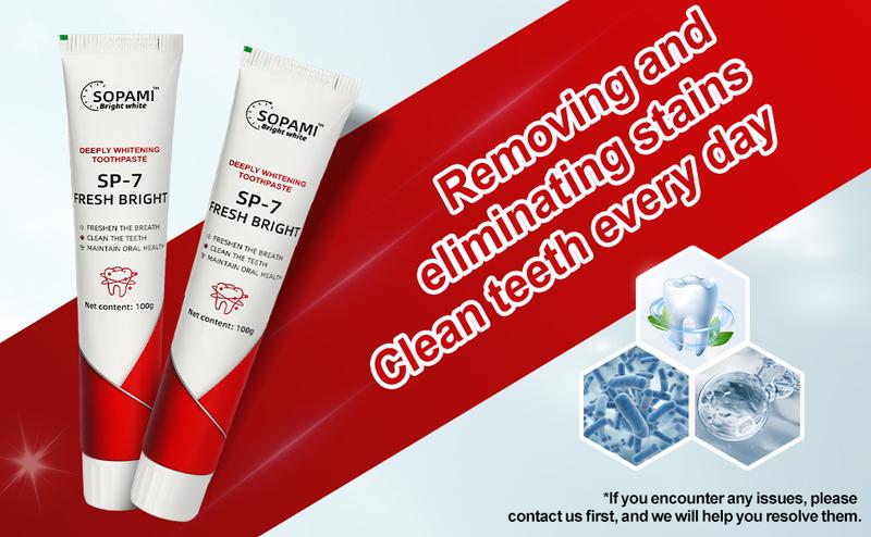 Product Introduction of 【BUY 1 GET 2 FREE】SOPAMI Probiotic SP-7 for Oral Health and Gums, Toothpaste, Inhibits Plaque, Repairs Tooth Enamel, Freshens Breath, Removes Tooth Stains, Suitable for Both Men and Women 3Pcs 0