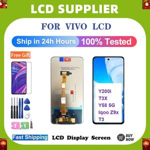 FOR Vivo Y58-5G/Y200I/Iqoo Z9x/T3/T3X LCD Phone Display Touch Screen Replacement Cellphone Accessory Installation