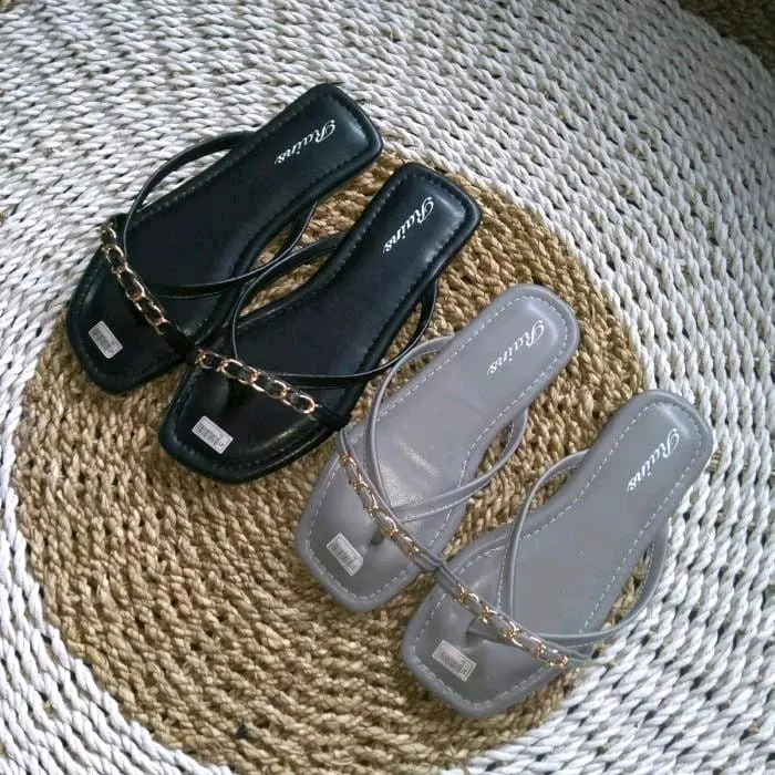 Sendal Wanita Jepit Rante 03 - Sandal Karet Selop - Shoes 2