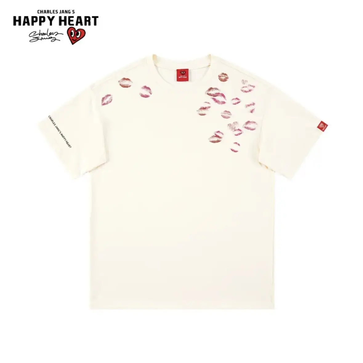CJ Comfortable Printed Lip Print T-shirt