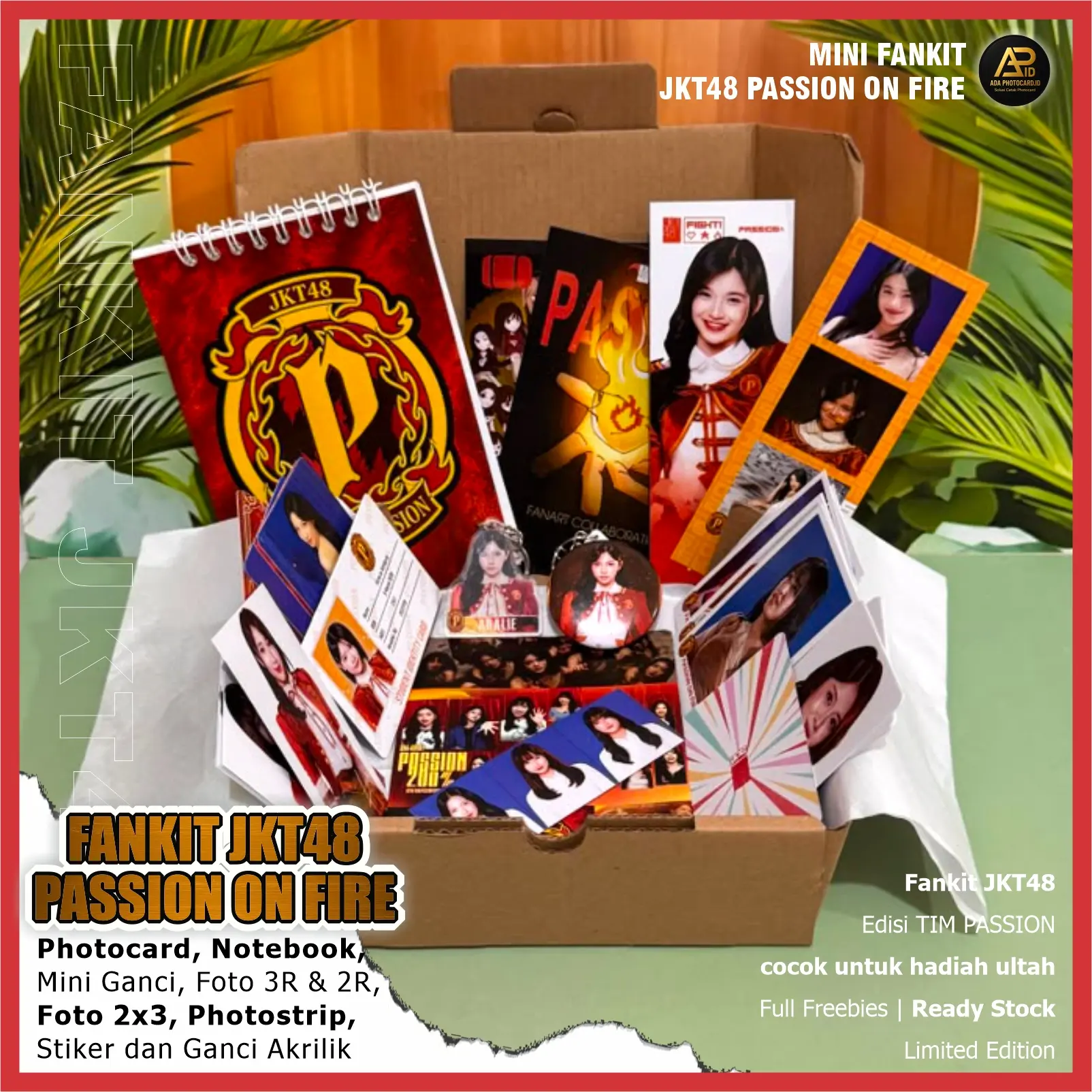 Mini Fankit JKT48 Edisi Passion On Fire | Bisa COD, Langsung kirim