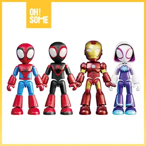 [COD] OHSOME - Marvel Spidey & Amazing Friends Action Figure Patung Pajangan Figure Marvel Spider-Man Spiderman & Friends Seri Amazing Level 01 AL 01