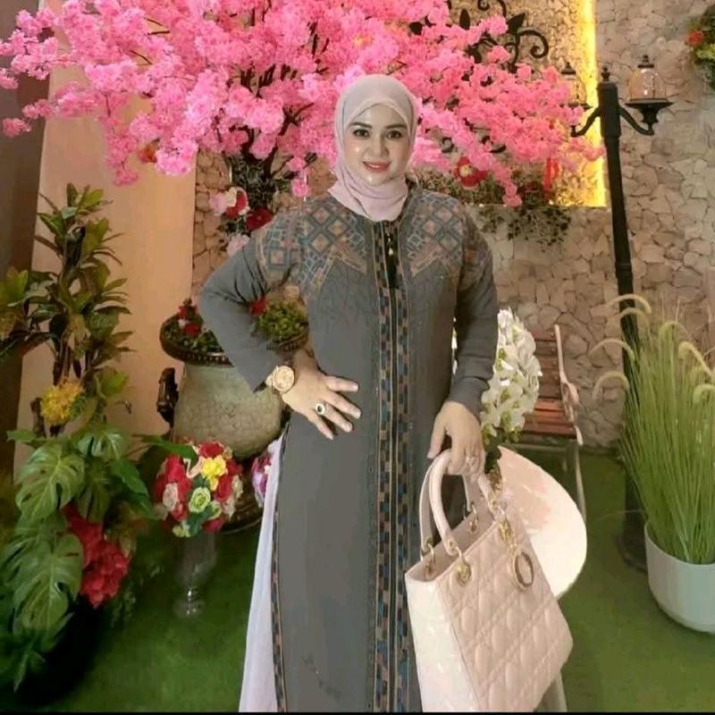 GRAZELIA SET HIJAB NAZWA  ABAYA BORDIR 2